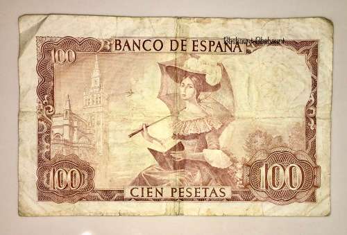 SPAIN 100 PESETAS 1965