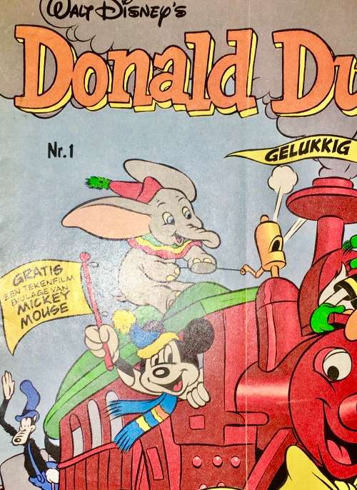 DONALD DUCK NO.1 !!! 1979  WITH MICKEY MOUSE CENTERFOLLED..(VF) (WALT DISNEY)DUTCH COMICS AMSTERDAM