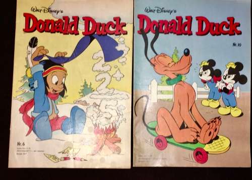 DONALD DUCK NO.6 & NO.10,,,1979 - 1980 ..(VF+) (WALT DISNEY)DUTCH COMICS AMSTERDAM