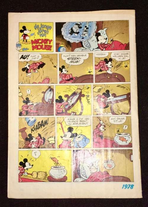 DONALD DUCK,, NO.1 !!!,,,1978 WITH CENTERFOLLED ..(VG) (WALT DISNEY)DUTCH COMICS AMSTERDAM