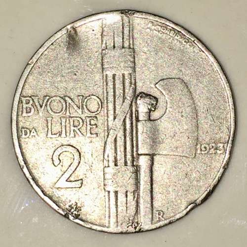 ITALY ,,,,2 LIRE  1923