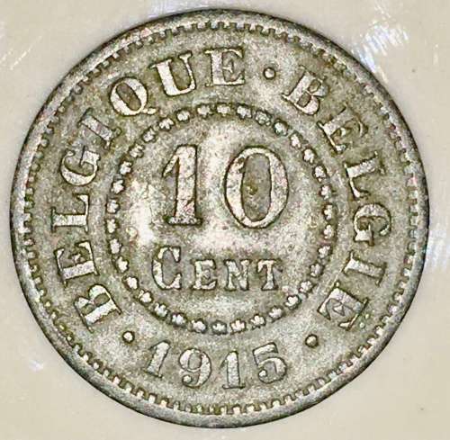 BELGIUM ,,, 10 CENT 1915
