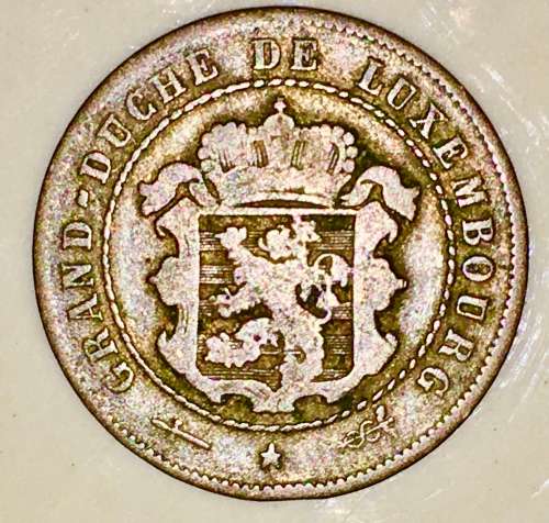 LUXEMBURG 2 CENTIMES 18??