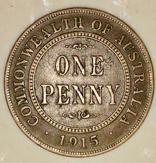AUSTRALIA,,,1  PENNY 1915