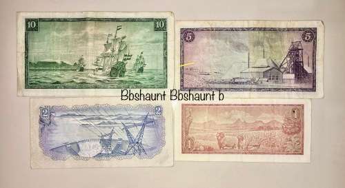 COMPLETE SET OF TW DE JONG & DECIMALS R10 -R1 ,,,1967-1975 ( 1 BID TAKES ALL)
