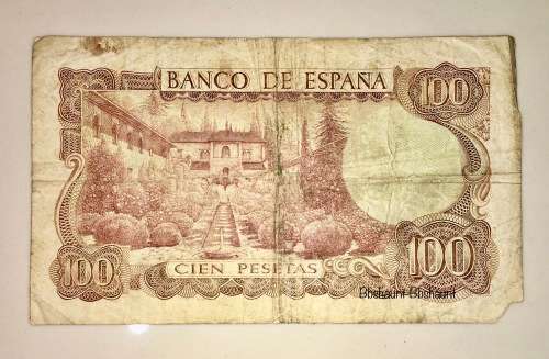 SPAIN 100 PESETAS 1970