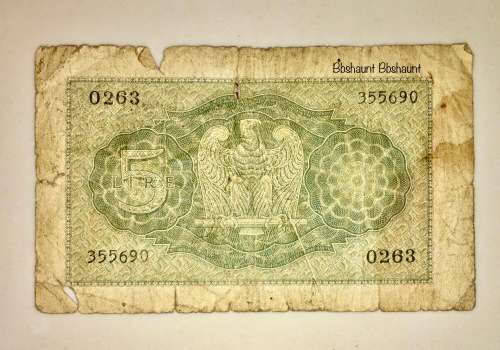 ITALY ,,,,5  LIRE