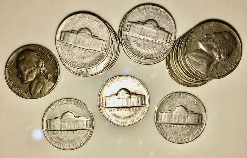 U.S.A ,,,5 CENT (JEFFERSON NICKEL) 1964(BID PER COIN)