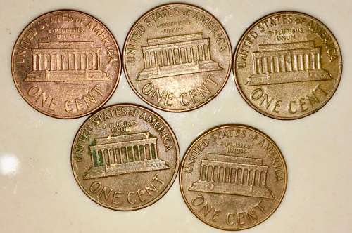 U.S.A ,,,1 CENT (LINCOLN) 1964(BID PER COIN)