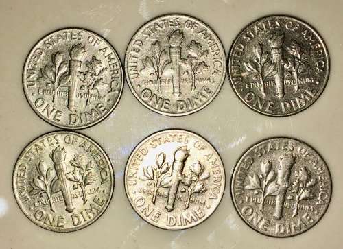 U.S.A ,,,1 DIME-,10 CENT (ROOSEVELT)1967 (BID PER COIN)