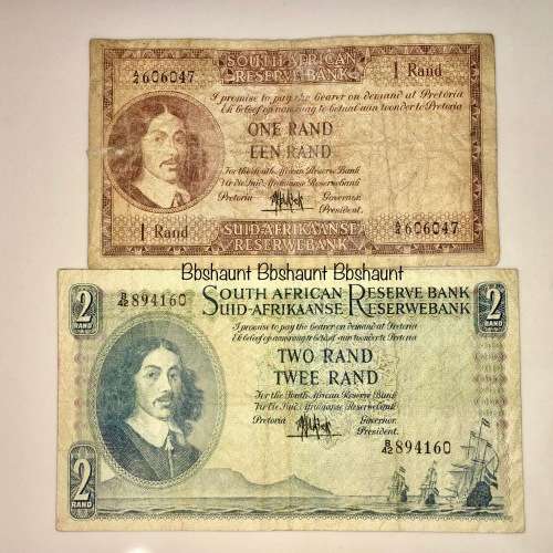 SET OF MH DE KOCK, R2 & R1 ,,,1961 ( 1 BID TAKES ALL)