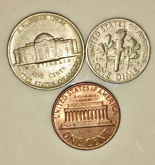 U.S.A SET,,,,,5 CENT (JEFFERSON NICKEL) & 1 CENT (LINCOLN ) 1978