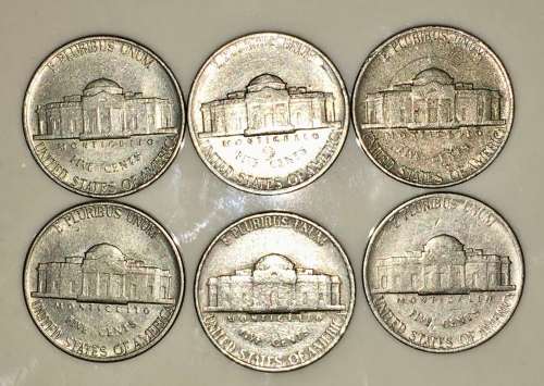 U.S.A,,,,,5 CENT (JEFFERSON NICKEL) 1979(BID PER COIN)