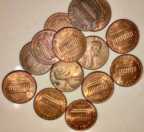 U.S.A,,,,,1 CENT (LINCOLN)1977(BID PER COIN)
