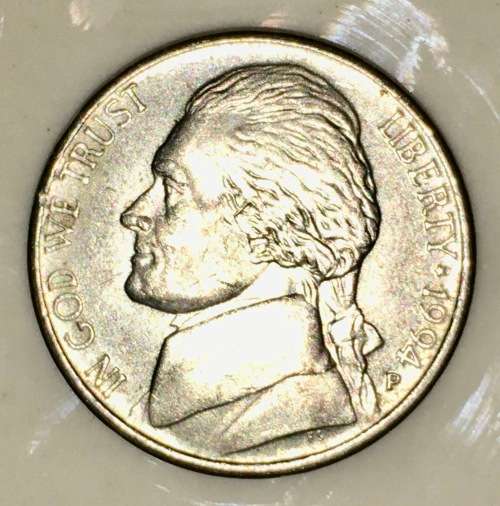 U.S.A  5 CENT (JEFFERSON NICKEL) 1994