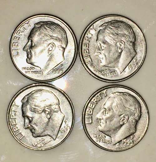 U.S.A,,,,10 CENT (ROOSEVELT DIME)1995(BID PER COIN)
