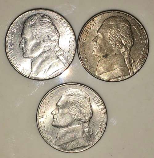 U.S.A 5 CENT (JEFFERSON NICKEL) 2002(BID PER COIN)