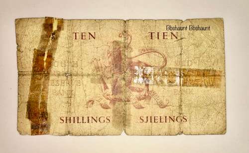 MH DE KOCK 10 SHILLINGS 1957