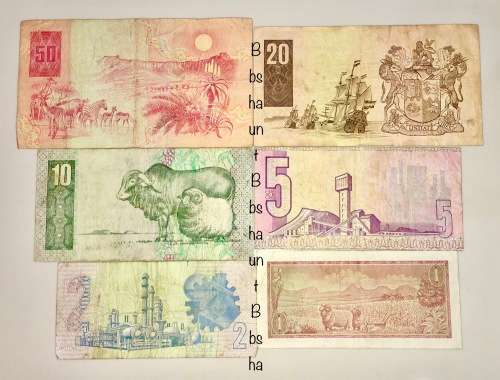 COMPLETE SET OF C.L,STALS & DECIMALS 1990  R50 TO R1[T.W DE JONG 1973 SPRINGBUCK ] [1 BID TAKES ALL]