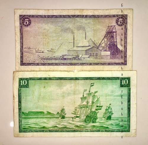 TW DE JONG SET R10...1975,,3RD ISSUE & R5 1967 FIRST ISSUE