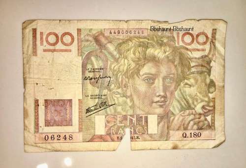 FRANCE 100 FRANCS 1947