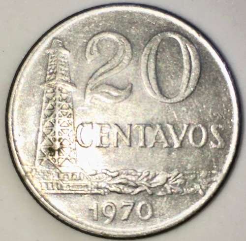 BRAZIL 20 CENTAVOS 1970