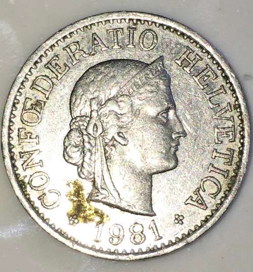 SWITZERLAND 10 RAPPEN 1981