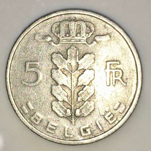 BELGIUM  5 FRANC 1949