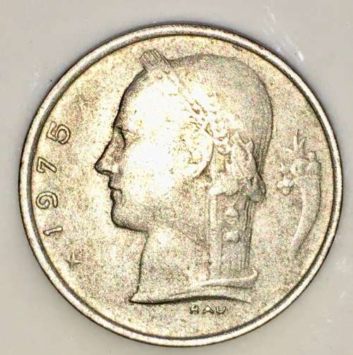 BELGIUM  1 FRANC 1975