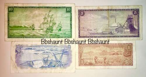 COMPLETE SET OF TW DE JONG & DECIMALS R10 -R1 ,,, 1967-1975( 1 BID TAKES ALL)