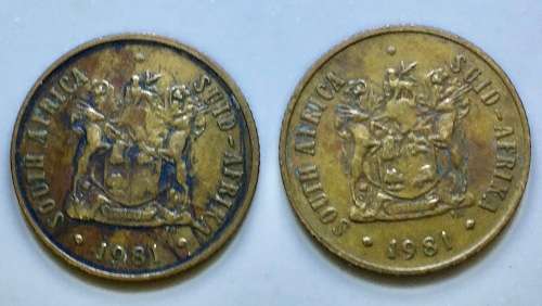 2 CENT 1981 CIRCULATED(BID PER COIN)