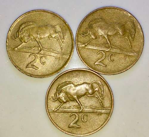 2 CENT 1985 CIRCULATED(BID PER COIN)