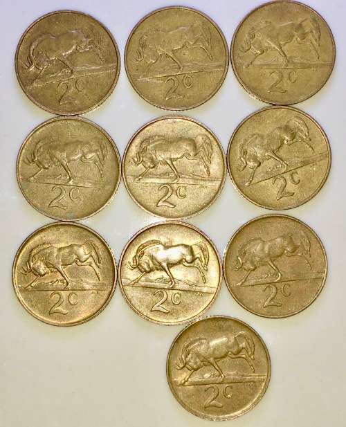 2 CENT 1988 CIRCULATED(BID PER COIN)