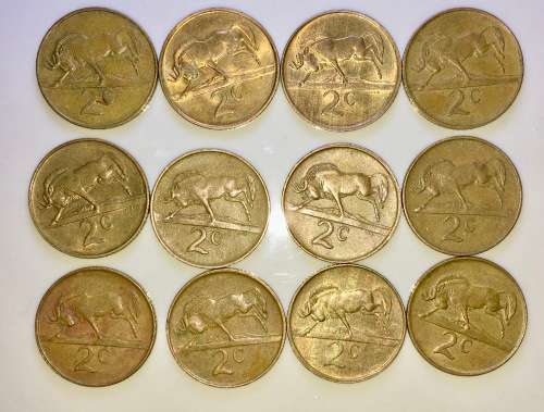 2 CENT 1989 CIRCULATED(BID PER COIN)