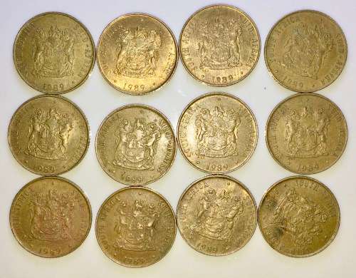 2 CENT 1989 CIRCULATED(BID PER COIN)