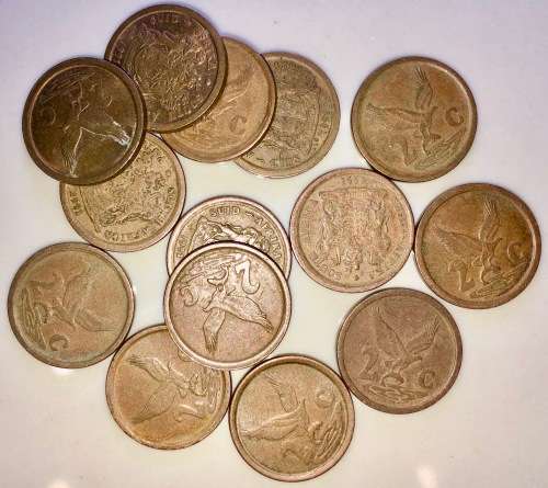 2 CENT 1991 CIRCULATED(BID PER COIN)