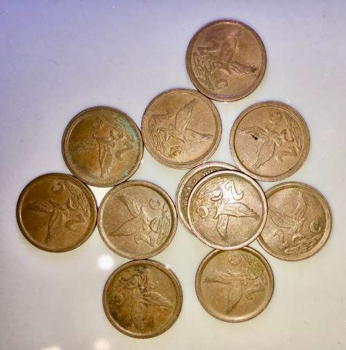 2 CENT 1992 CIRCULATED(BID PER COIN)