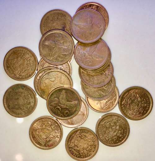 2 CENT 1995 CIRCULATED(BID PER COIN)