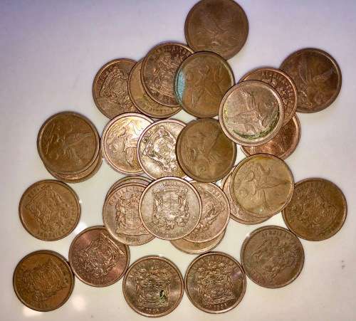 2 CENT 1996 CIRCULATED(BID PER COIN)