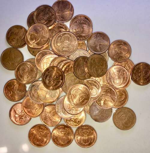 2 CENT 2001 CIRCULATED(BID PER COIN)