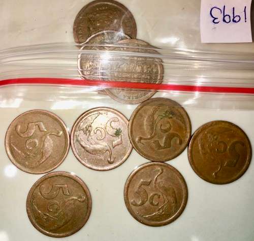 5 CENT 1993 ( BID PER COIN)