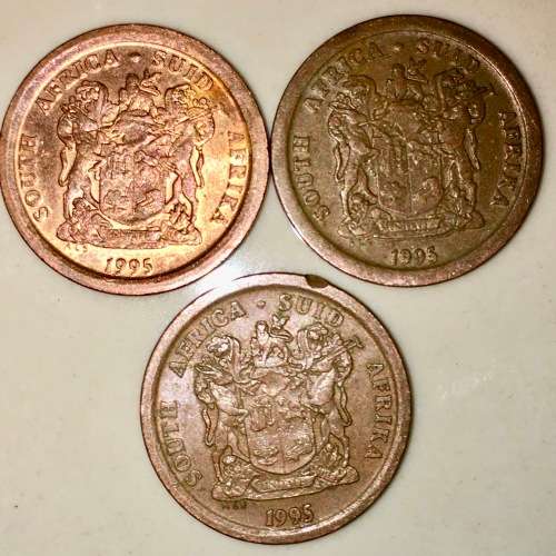 5 CENT 1995 ( BID PER COIN)