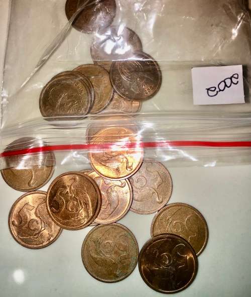 5 CENT 2002 ( BID PER COIN)