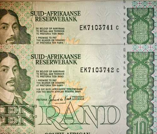 GP DE KOCK R10 IN SEQUENCE EK7103742-741,, 1984 ,,3RD ISSUE AUNC