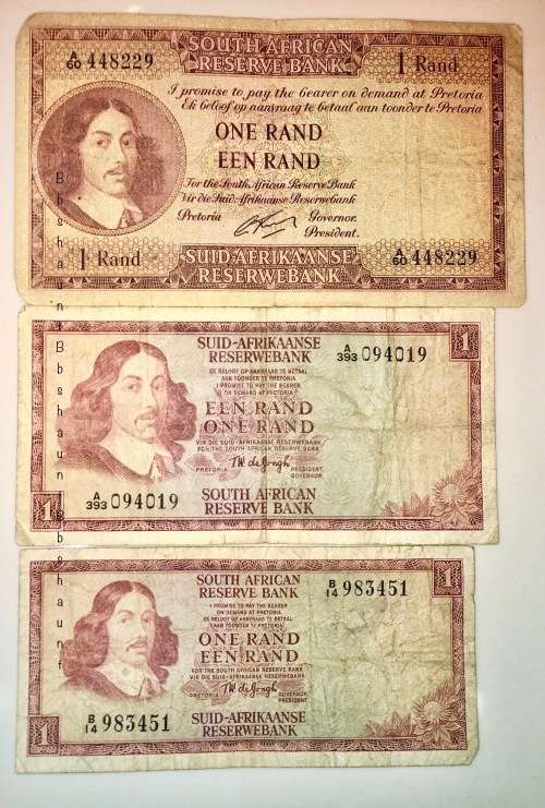 SET OF R1s  G.RISSIK 1ST ISSUE 1962, TW DE JONG 1ST ISSUE 1967 & 2ND ISSUE 1973