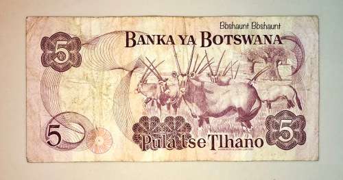 BOTSWANA ,,,5 PULA , 1992