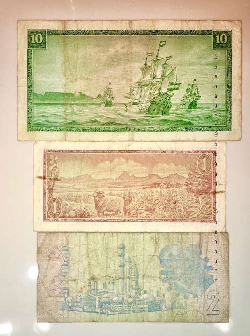 REPLACEMENT NOTES R10-1967 (FIRST ISSUE) , R1 TW DE JONG  1973  2ND ISSUE Z24 --R2 DE KOCK WW