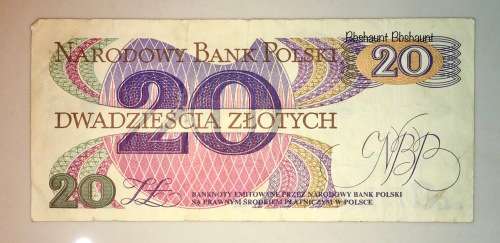 POLAND 20 ZLOTYCH 1982