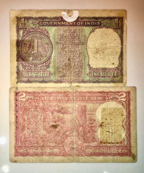 INDIA SET 2 RUPEE & 1 RUPEE(1 BID TAKES ALL)