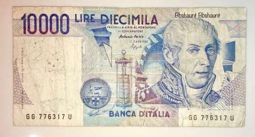 ITALY 10000 LIRE 1984